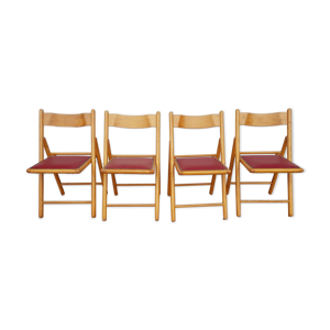 4 chaises pliantes années