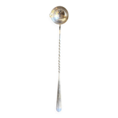 Service ladle Christofle in silver-plated metal.