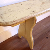 Ancien banc de ferme en bois
