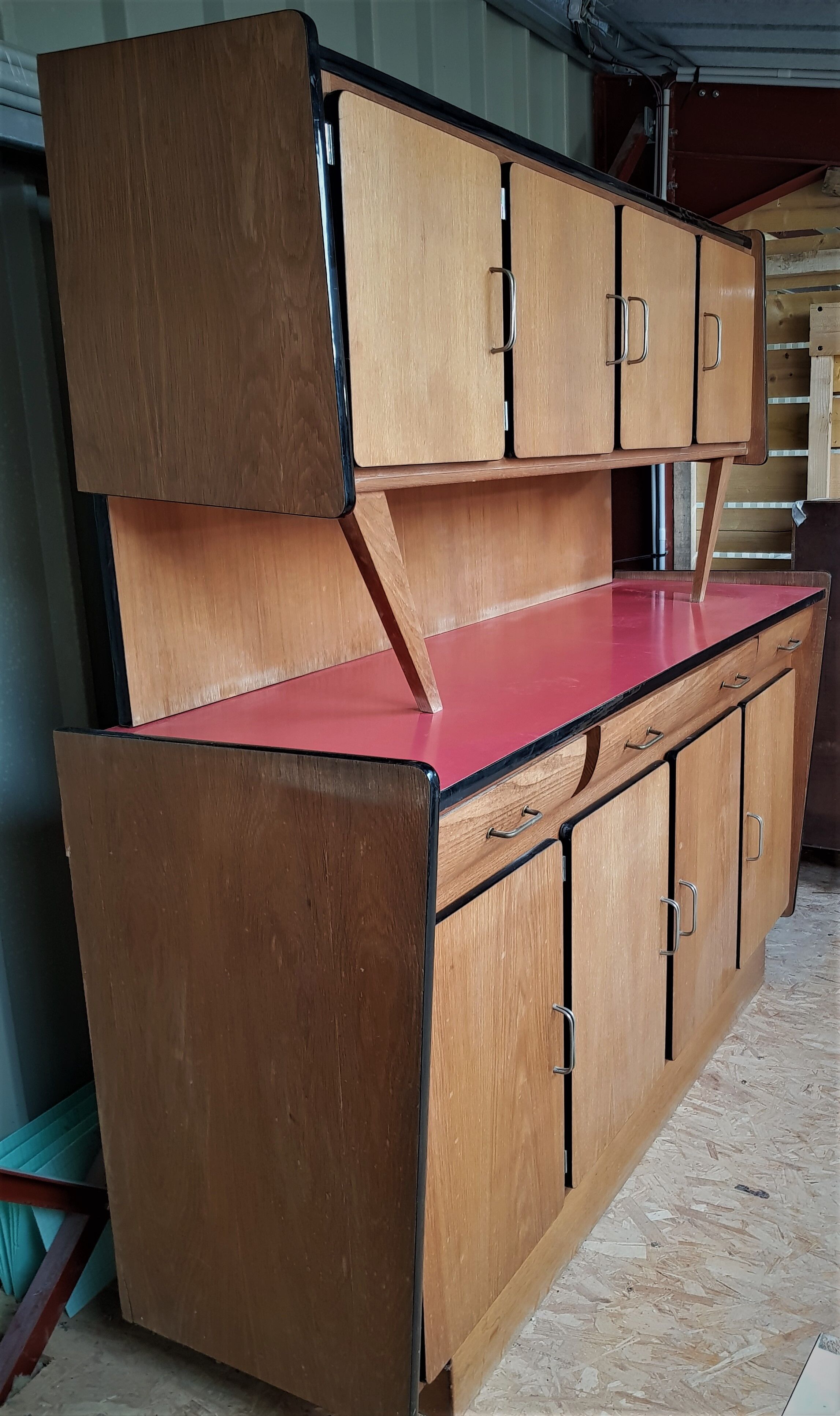 1950s teak kitchen buffet