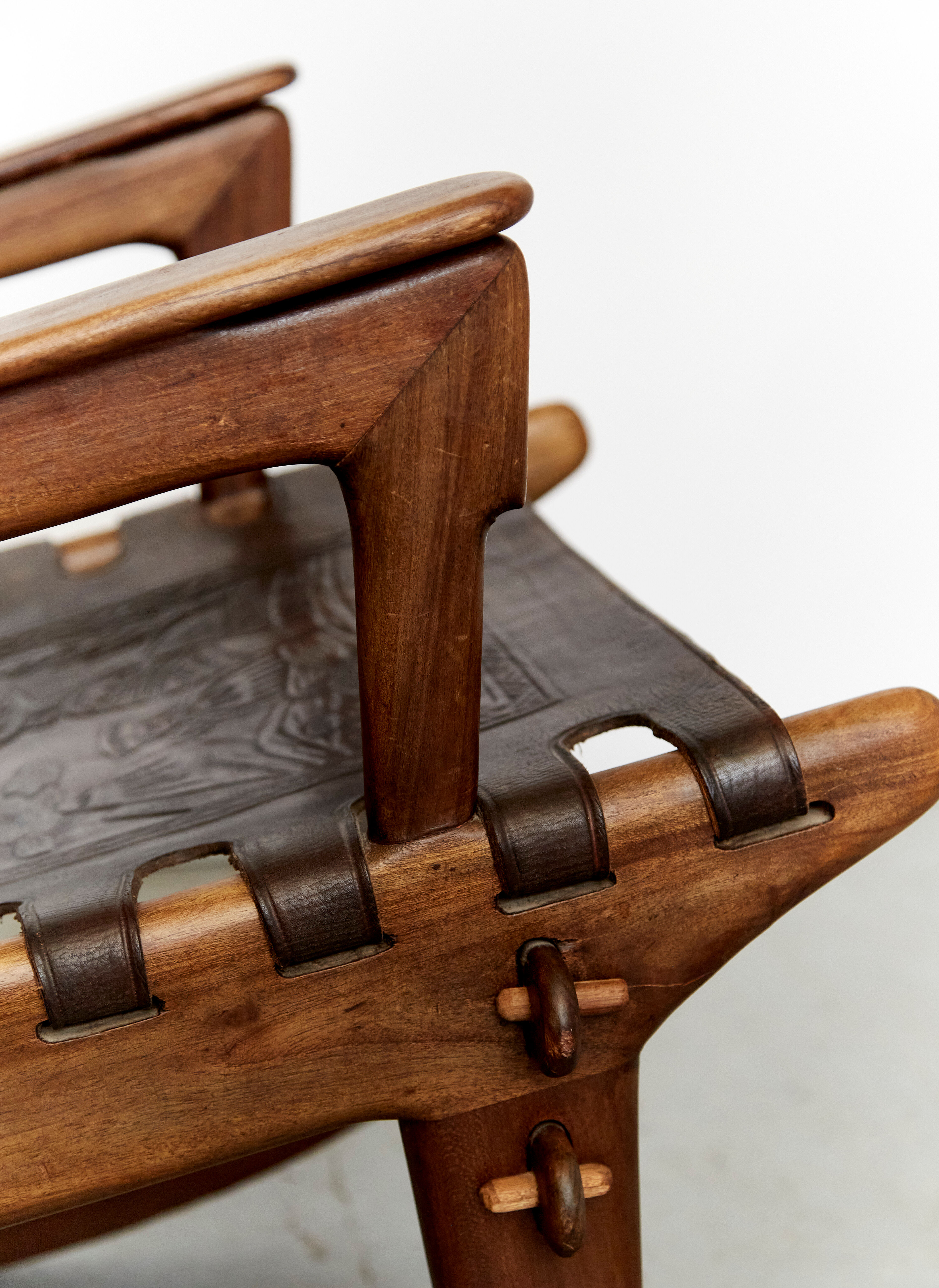 Angel I. Pazmino rocking chair for Muebles de Estilo