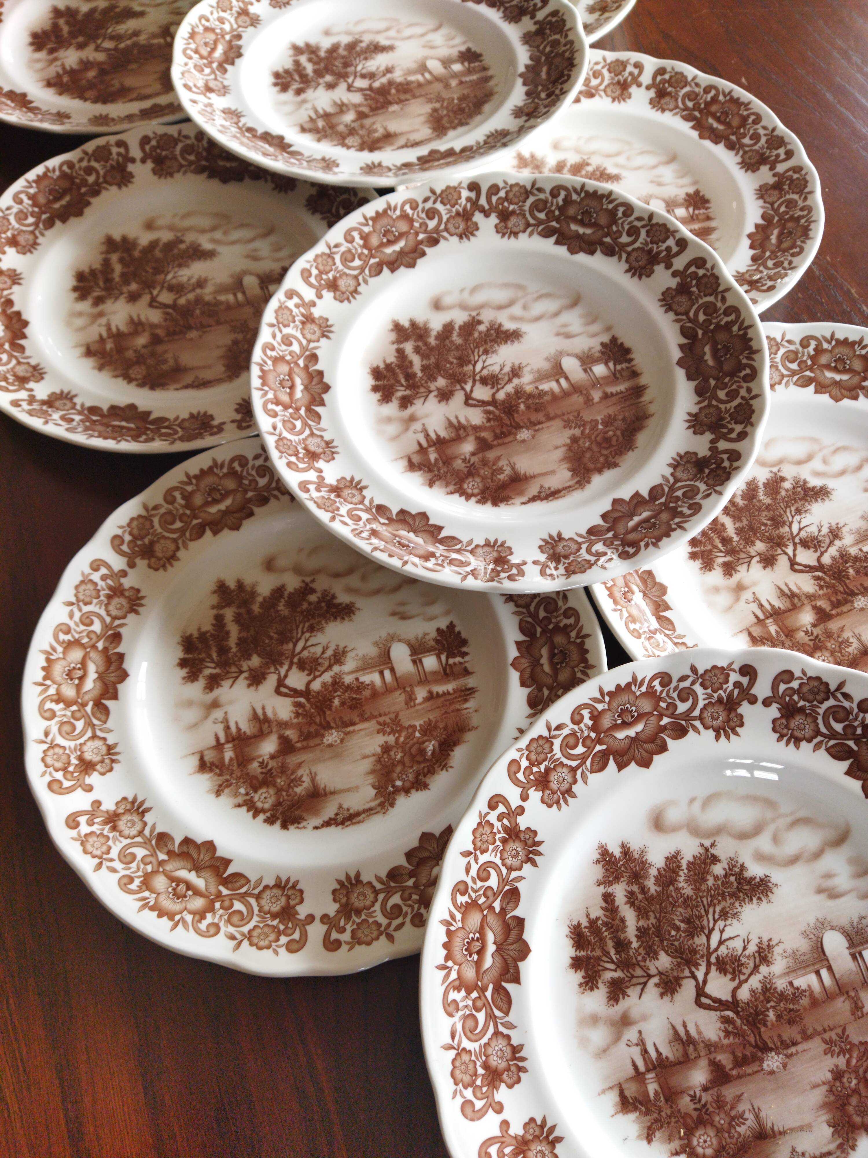 12 dessert plates Pontesa Spain