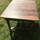 Extendable oak table