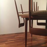 No.75 chairs & table by Niels Otto Muller for J.L. Mollers, 1950s
