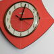 Bayard vintage red clock