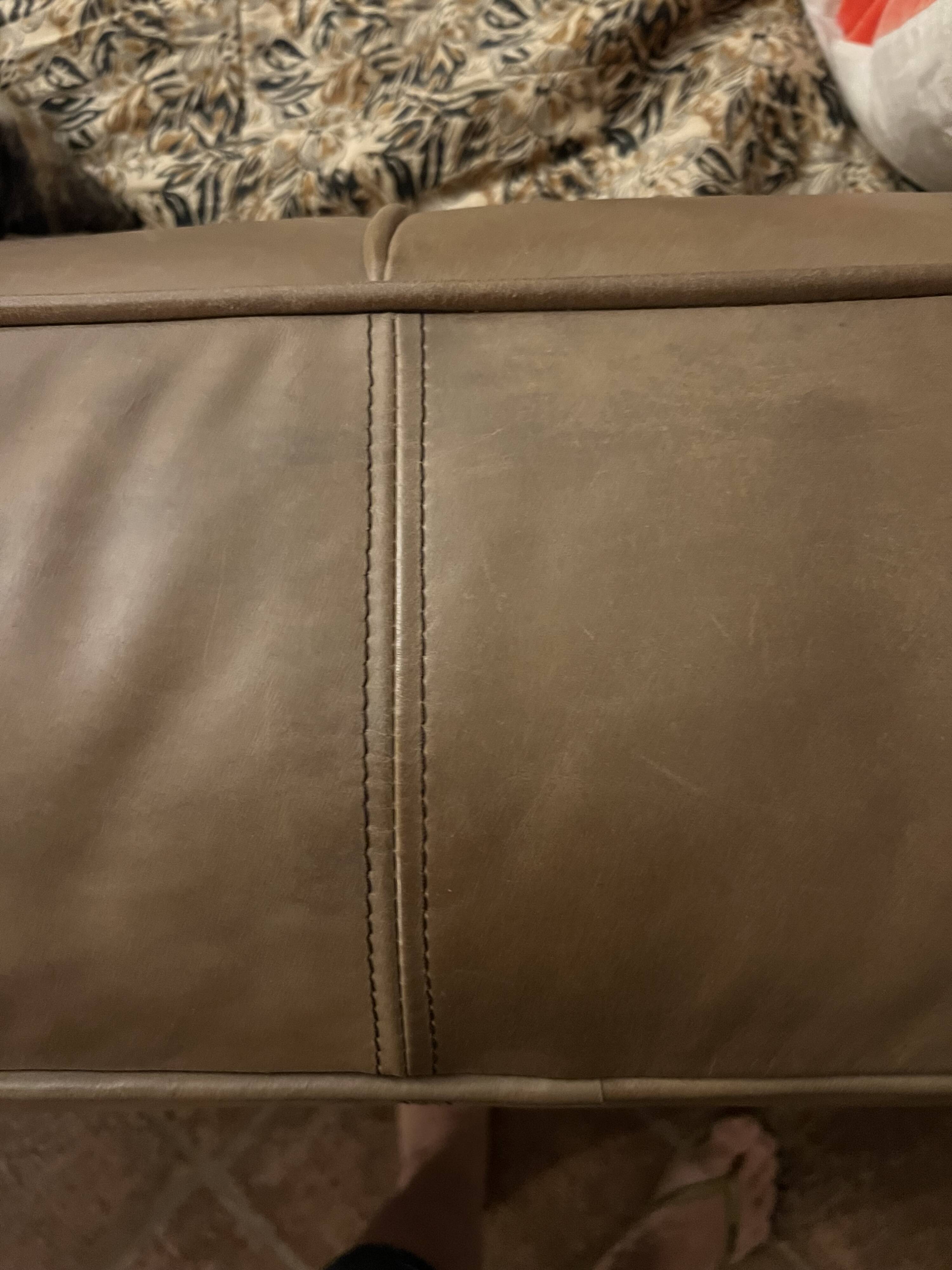 leather sofa