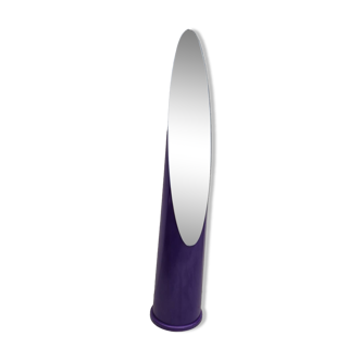 Miroir psyché sur pied vintage design 1980s