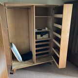 Armoire vintage années 50 en acajou – style scandinave