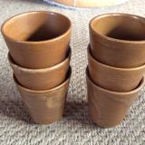Série de 6 tasses en grès