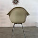 Old Charles and Ray Eames Vitra design armchair from the 70s fiberglass armchair fabric