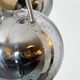 Goffredo Reggiani, satellite chrome chandelier from 60s