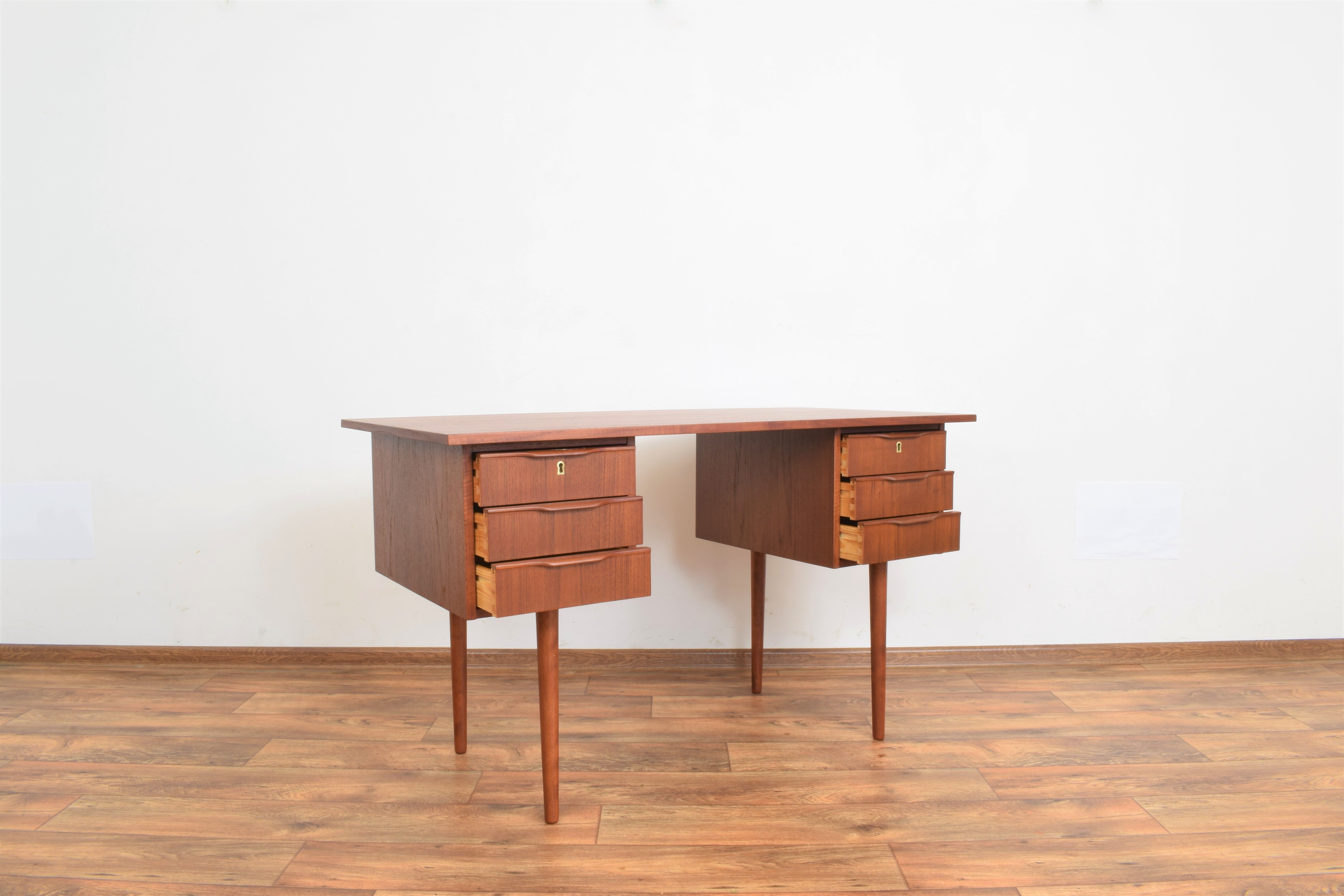 Teak danish desk