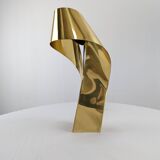 Limited Edition Sculptural Brass Lamp by Serge Mansau, 1970s