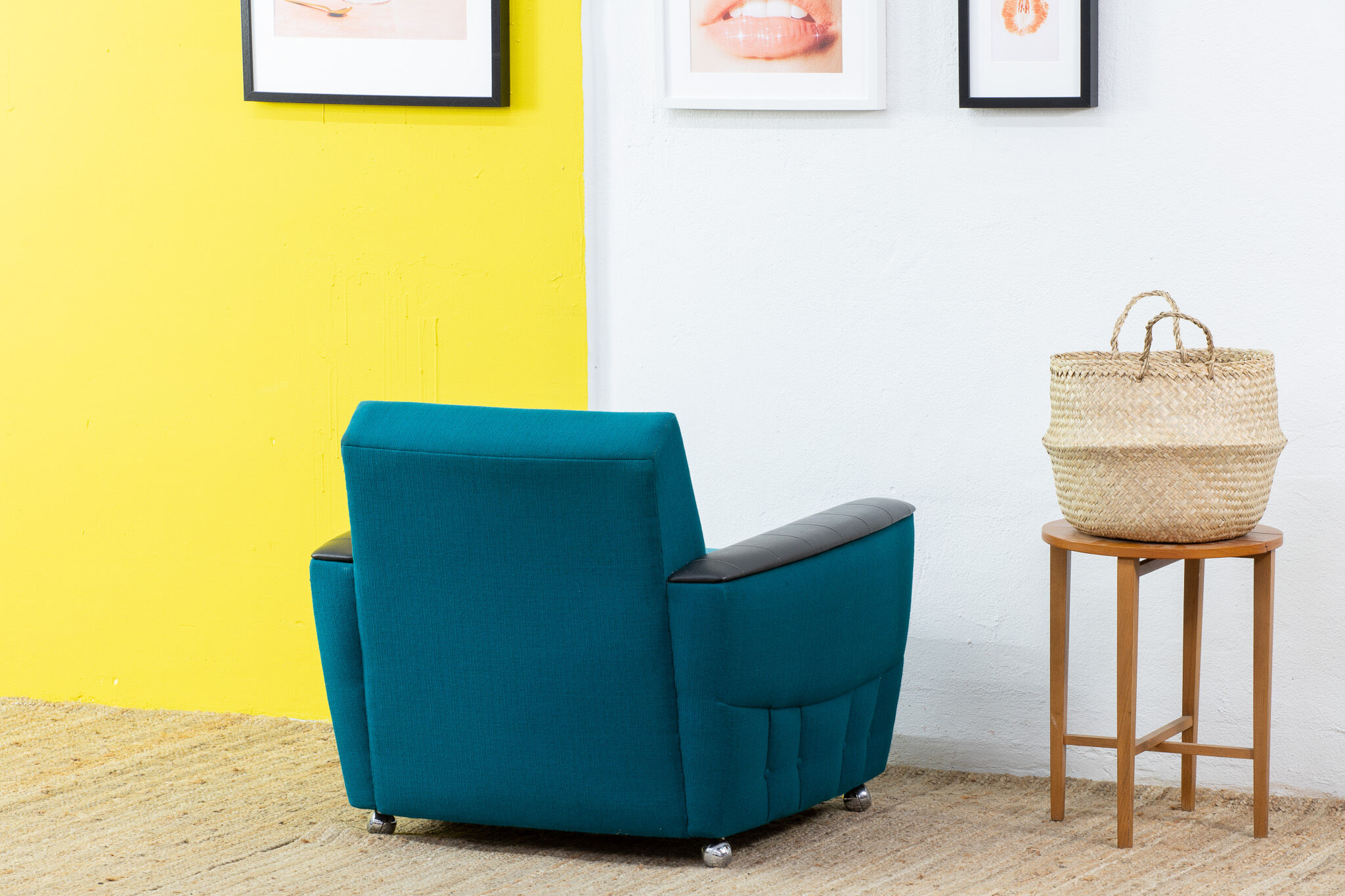 Vintage Scandinavian Armchair – 82 cm