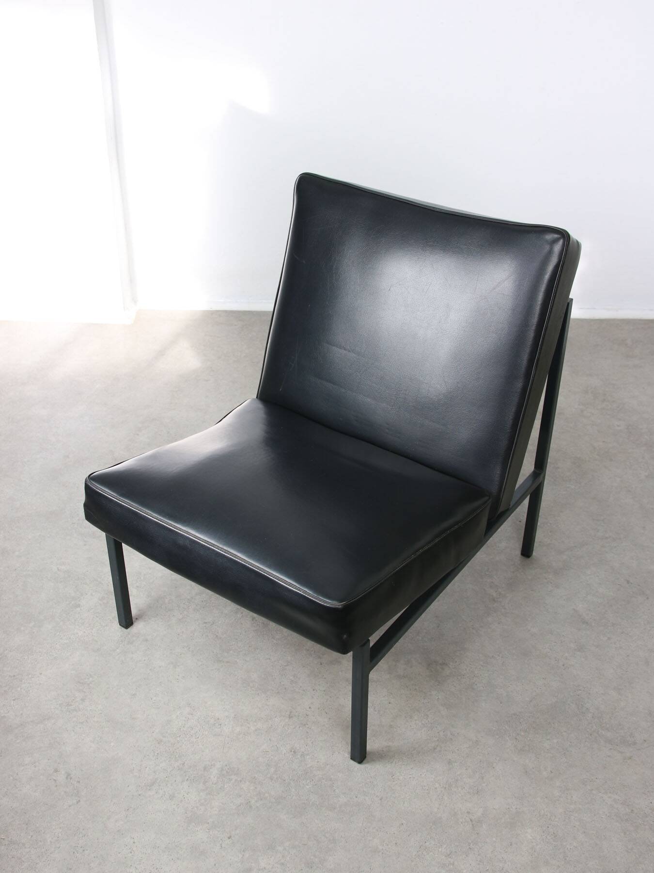 Fauteuil lounge vintage noir de Stol Kamnik, 1960s