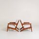Pair of armchairs by Arne Hovmand-Olsen, Denmark, 1960s