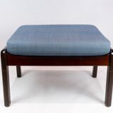 Stool in mahogany designed by Ole Wanscher and manufactured by P. Jeppesen.