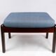 Stool in mahogany designed by Ole Wanscher and manufactured by P. Jeppesen.