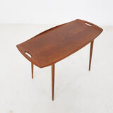 Teak side table with handles by Jens Quistgaard