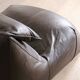 Le bambole chaise longue in brown leather By Mario Bellini for B&B Italia,
