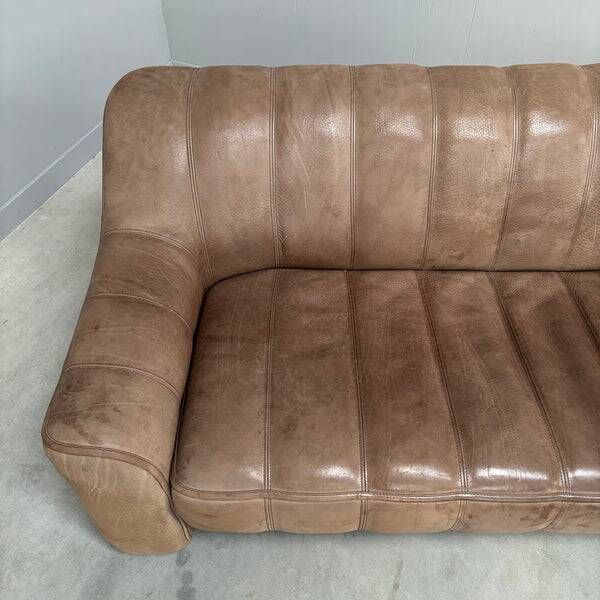 Vintage De Sede DS44 3 seat sofa, 1970s