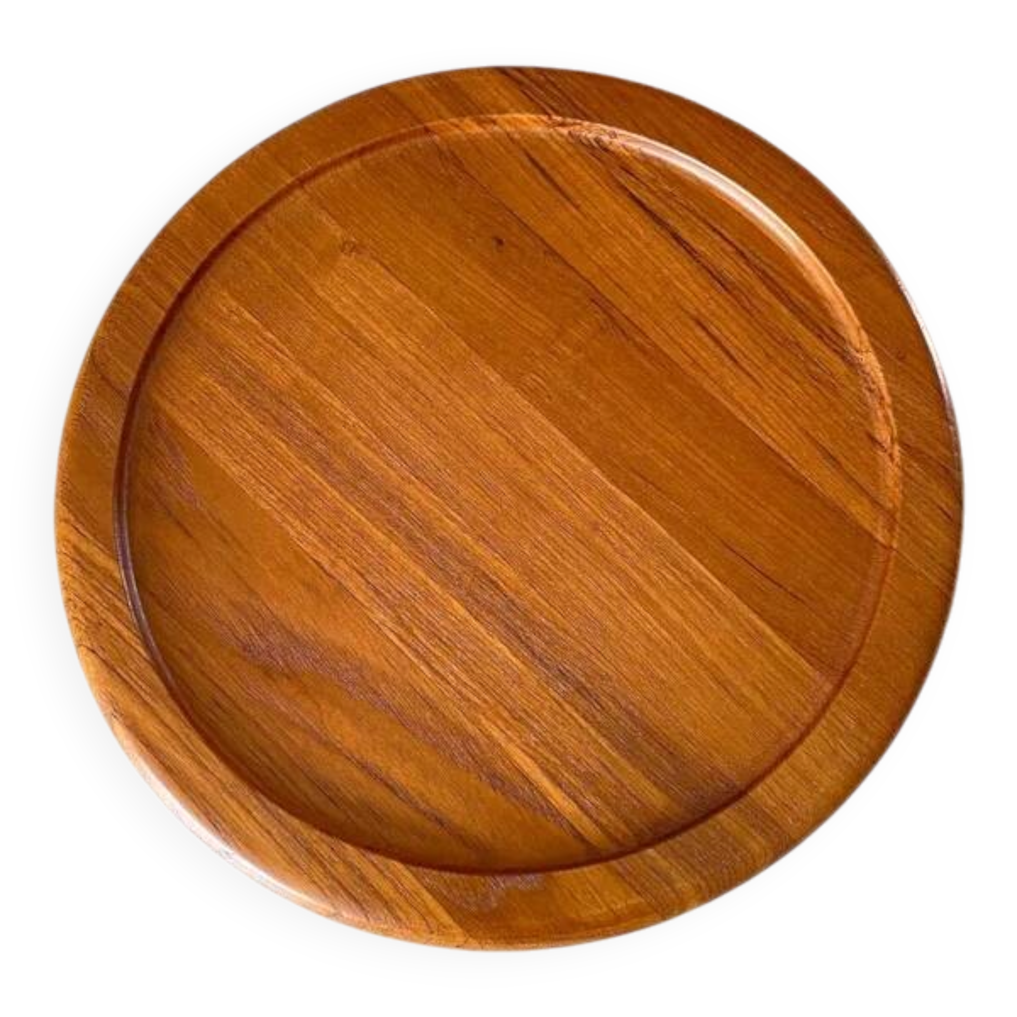 Danish rotating tray Digsmed in vintage teak from the 1960s.