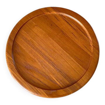 Danish rotating tray Digsmed in vintage teak from the 1960s.