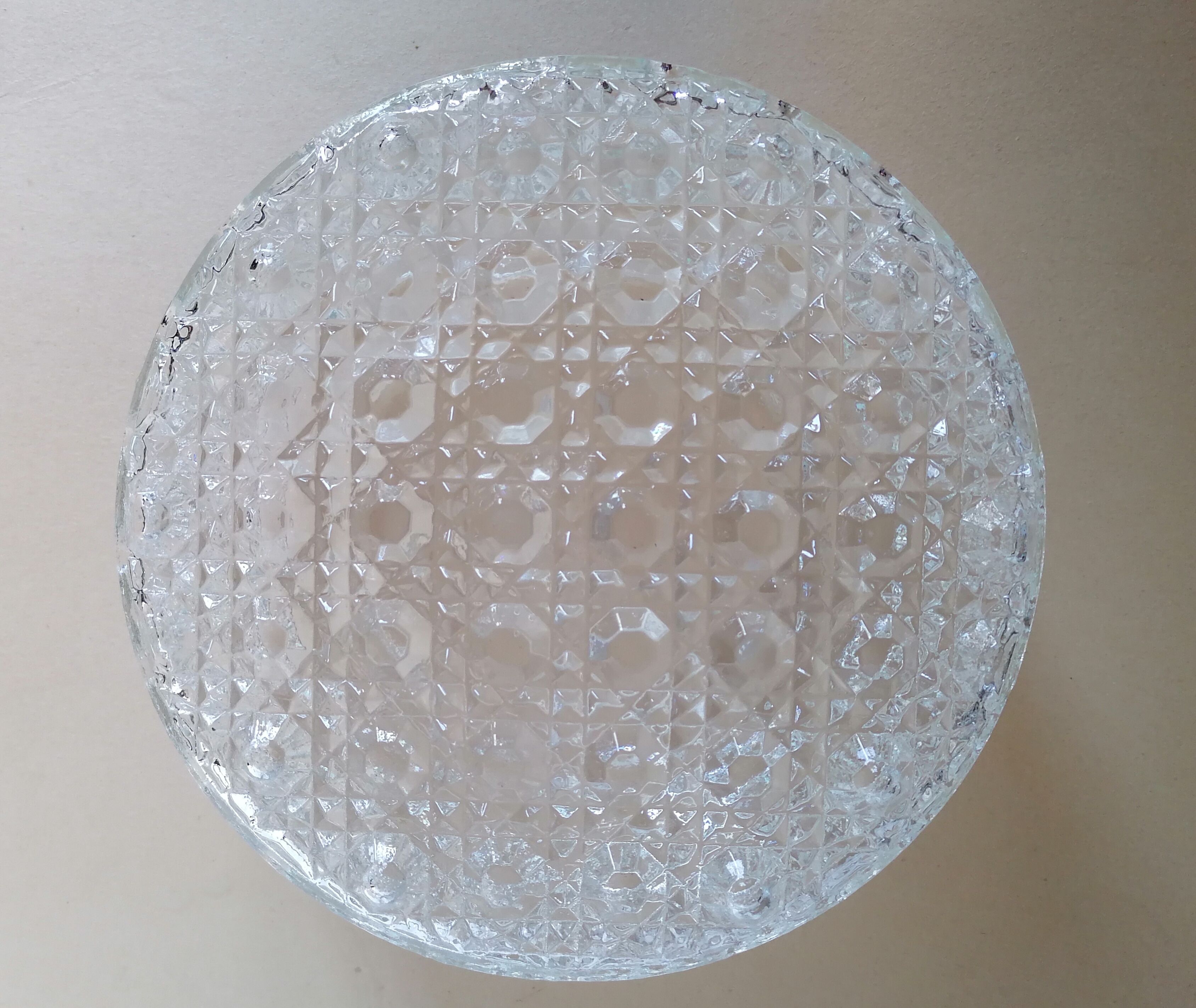 Prima lux glass ceiling lamp