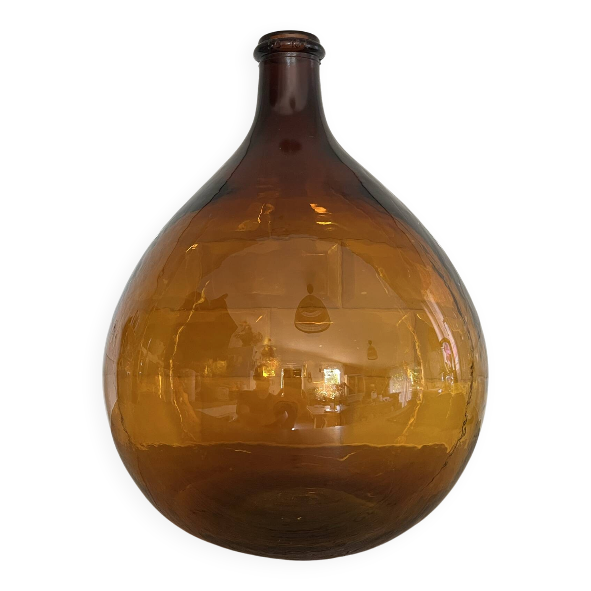 Amber demijohn 10L