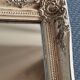 Vintage Rectangular Wall Mirror – Carved Solid Wood Frame