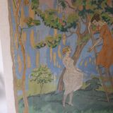 Huile sur toile montée sur châssis