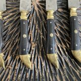 4 antique table knives - Pouzet Bigay - Thiers late nineteenth