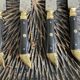 4 antique table knives - Pouzet Bigay - Thiers late nineteenth