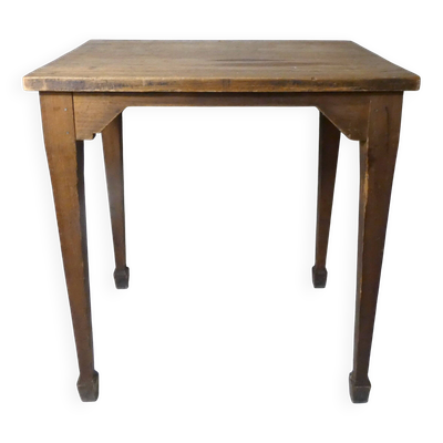 ancienne table d'appoint bureau écritoire en bois vintage