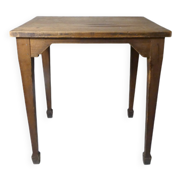 ancienne table d'appoint bureau écritoire en bois vintage