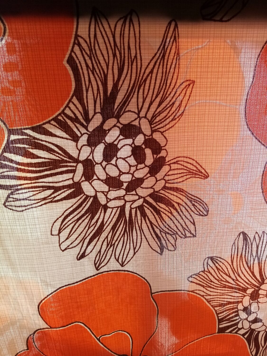 Vintage round tablecloth