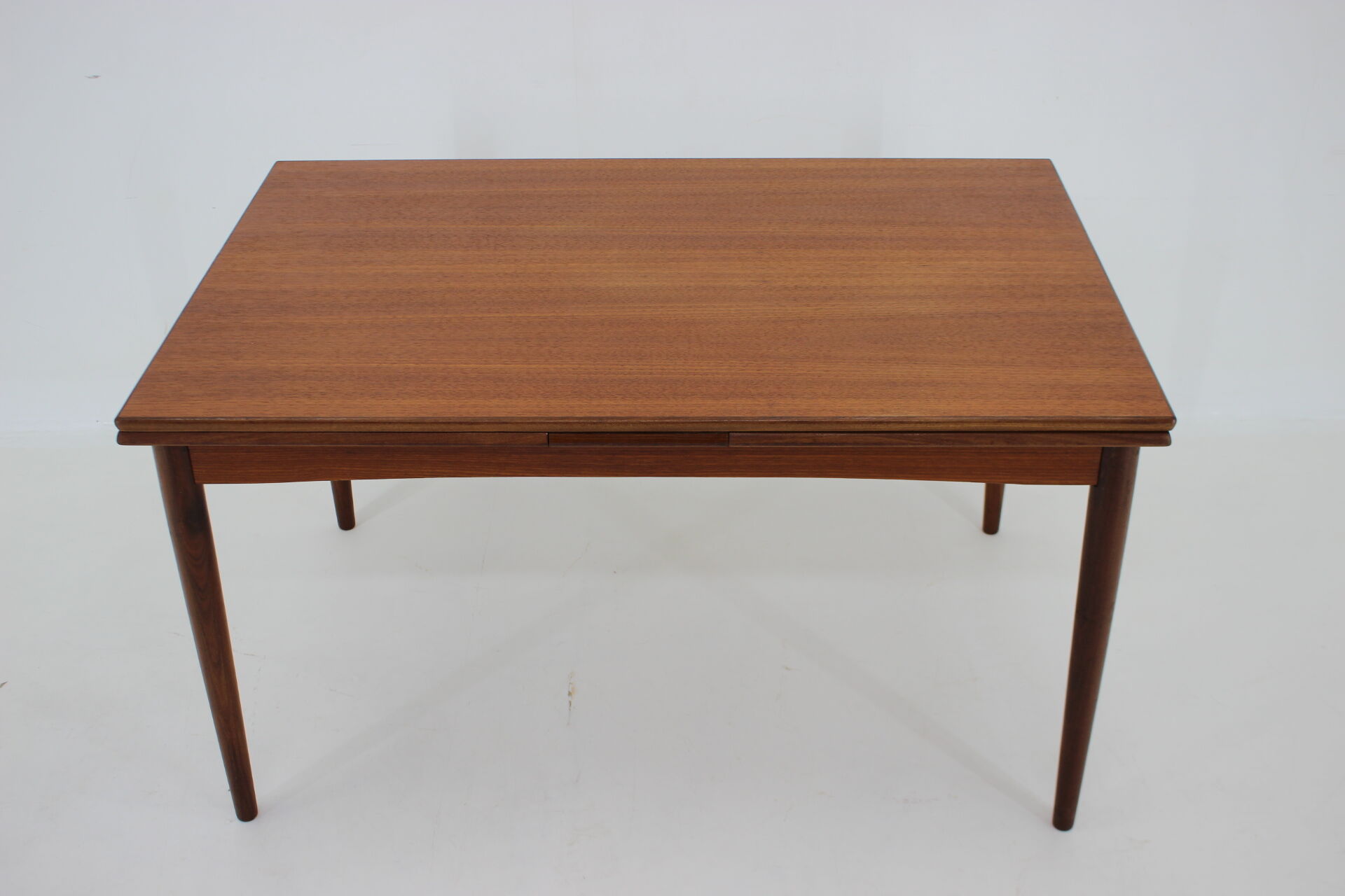 1960s Danish Teak Extendable Dining Table, Restored
