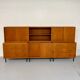 Antique 1950s vintage designer oak modular sideboard