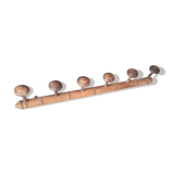 Bamboo style coat rack