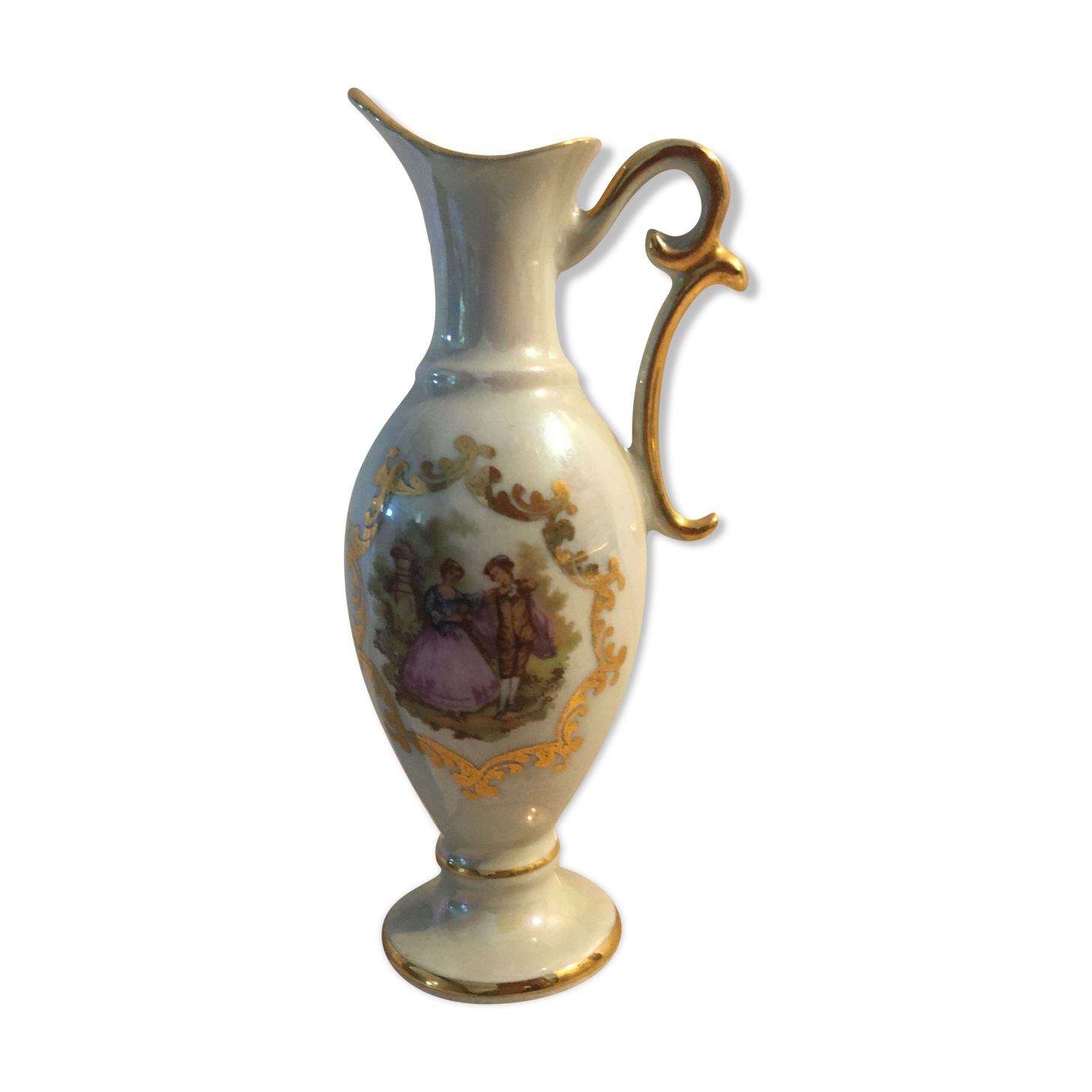 Small decorative earthenware vase