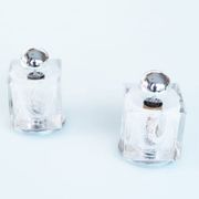 Pair of 1970s Murano glass wall sconces by Mazzega