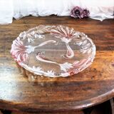 Cake dish serving pie peacock décor