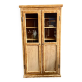 Antique pharmacy display case