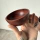 Antique walnut wooden bowls