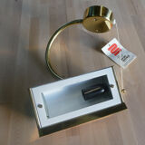 Design golden wall lamp by Sergio Bernardi - Italy