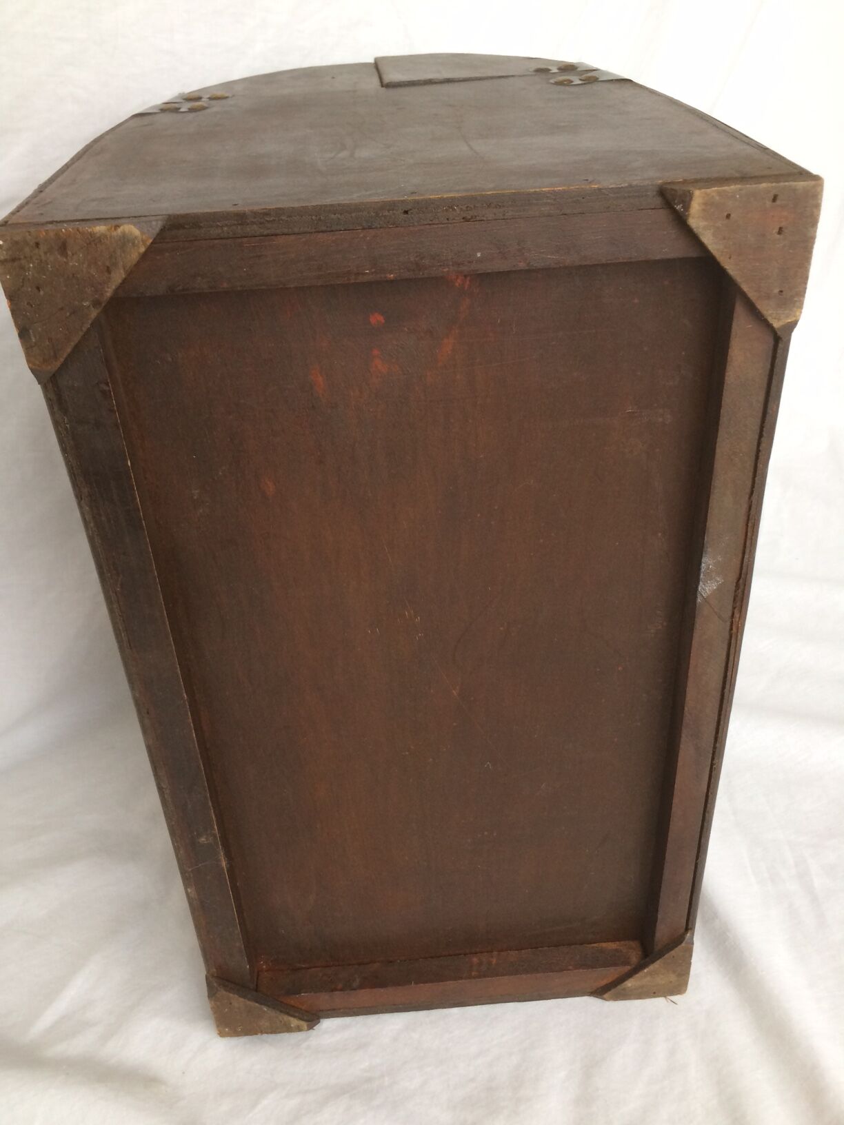 Old doctor wooden suitcase