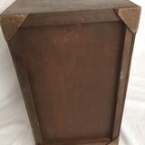 Old doctor wooden suitcase
