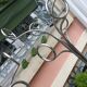 Pair of chrome coat rack designate Fase