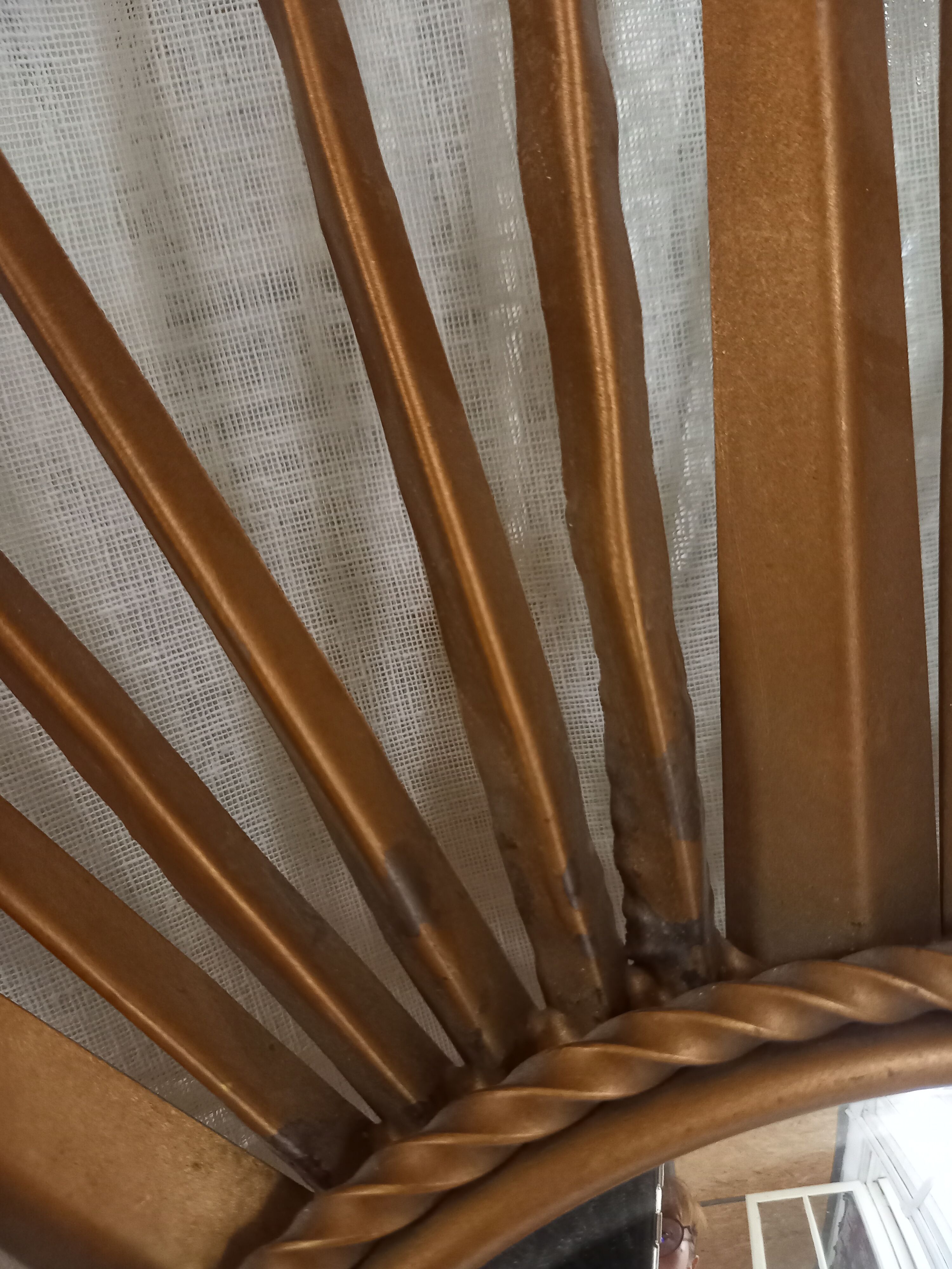 Ancient sun mirror, said witch's eye, 85 cm