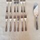 12 dessert forks + stainless steel pie shovel knife